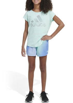 Girls 7-16 Ombré No Side Seam Shorts