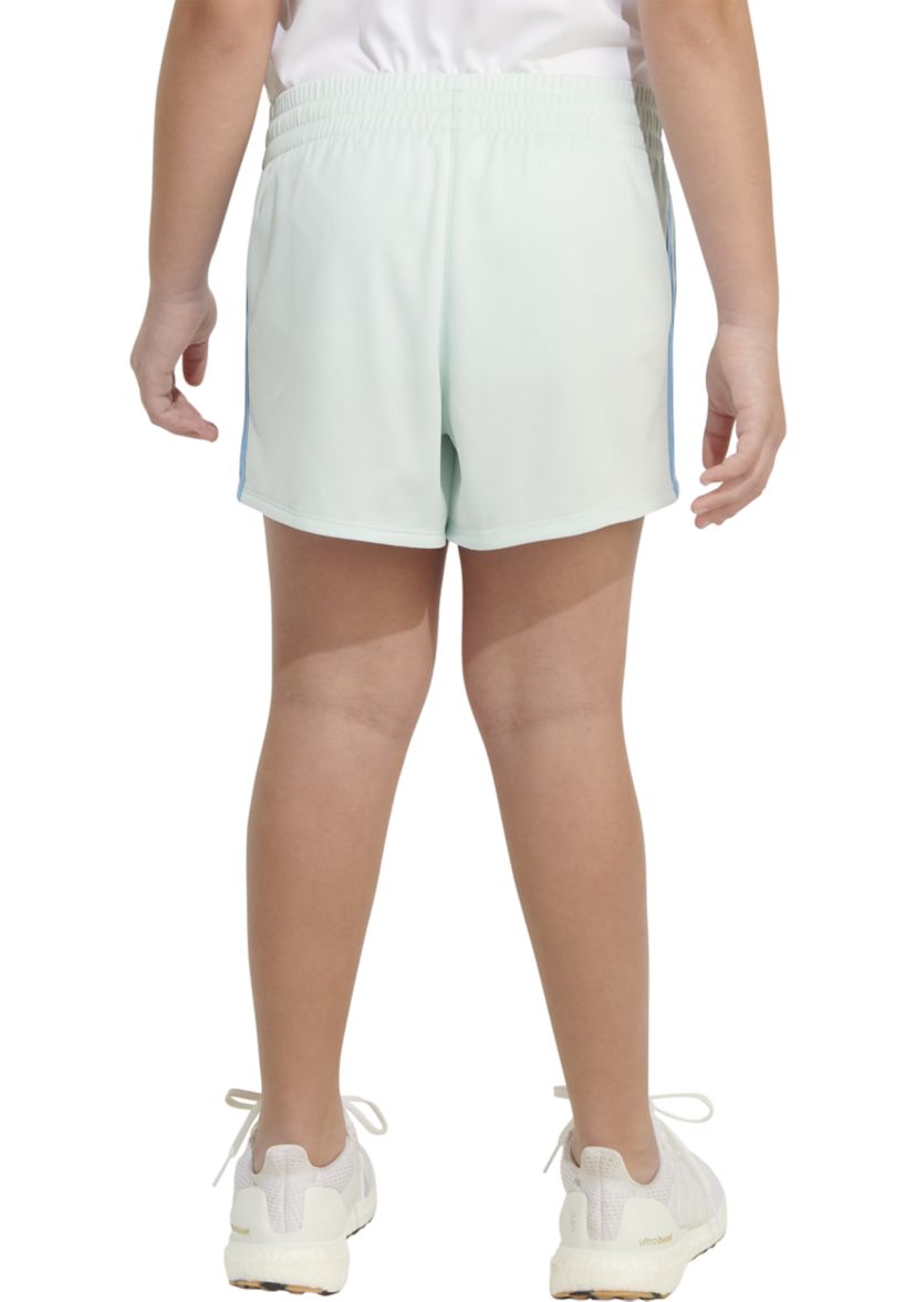 Girls 7-16 Elastic Waistband 3 Stripe Pacer Mesh Shorts