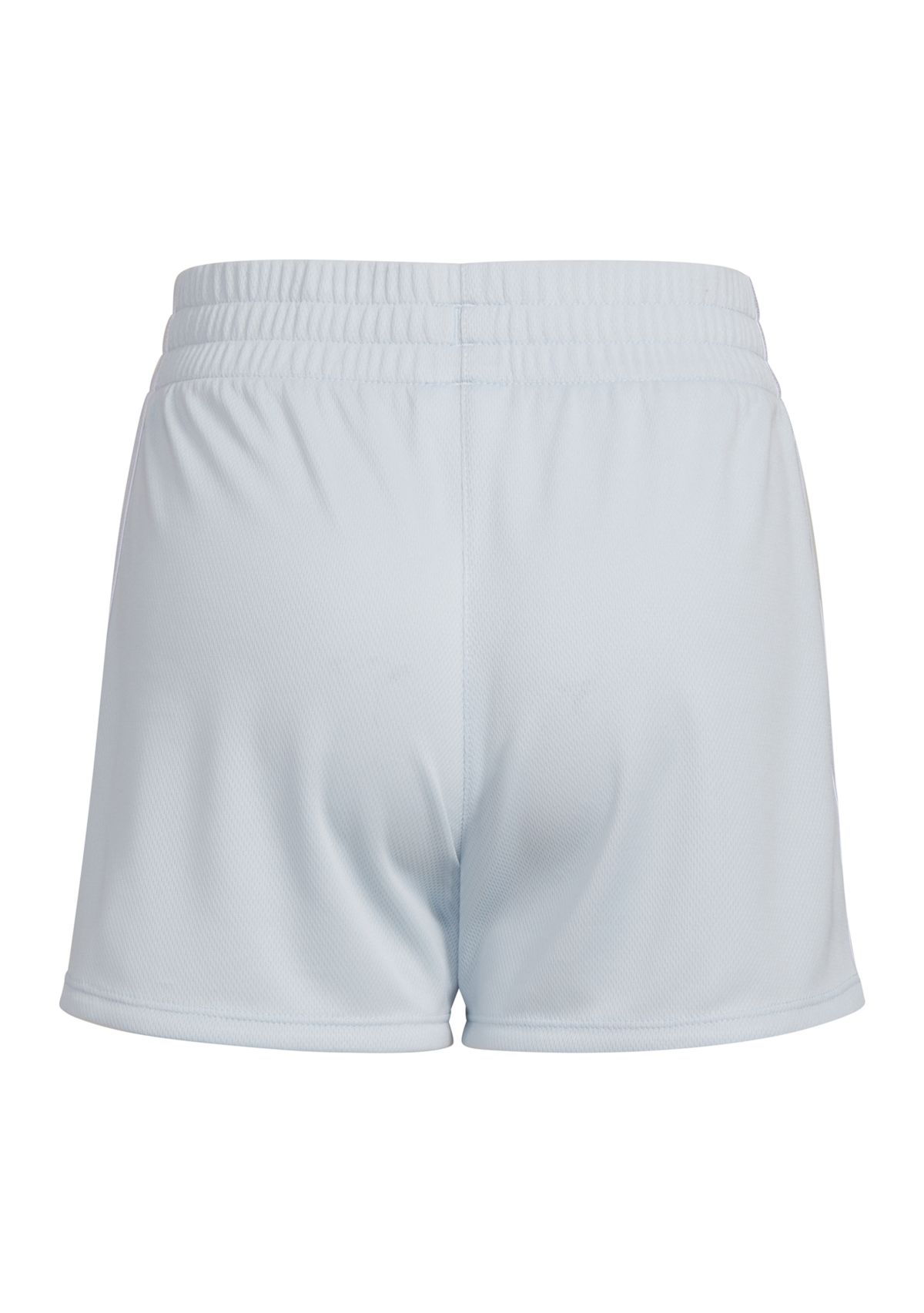 Girls 7-16 Elastic Waistband 3-Stripe Pacer Mesh Shorts