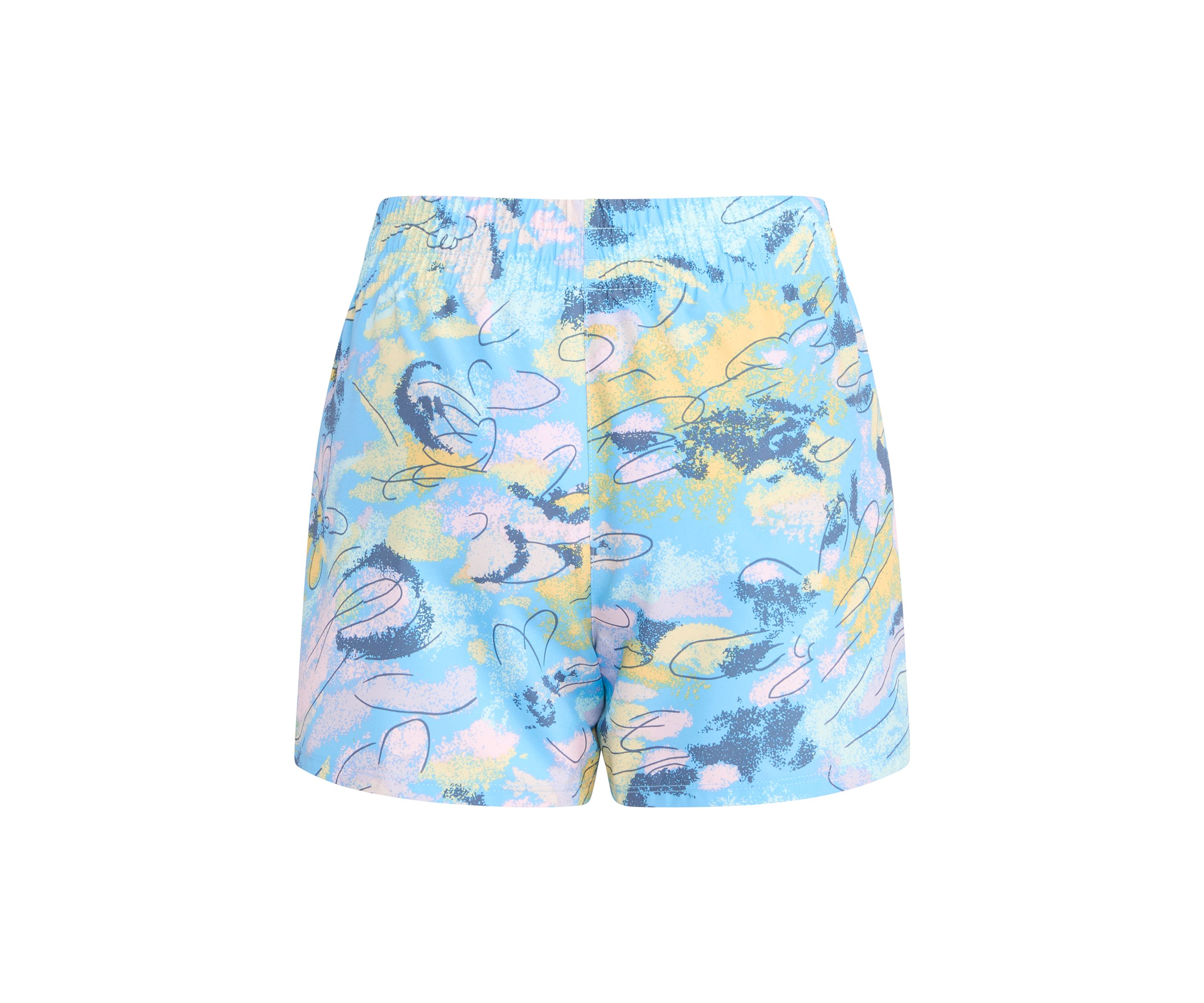 Girls 7-16 AEROREADY® Elastic Waistband Printed Woven Pacer Shorts
