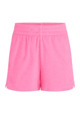 Girls 7-16 Elastic Waistband Terry Cloth All Day Shorts