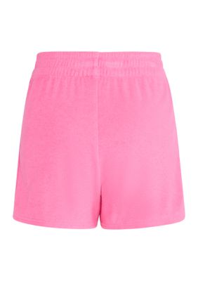 Girls 7-16 Elastic Waistband Terry Cloth All Day Shorts