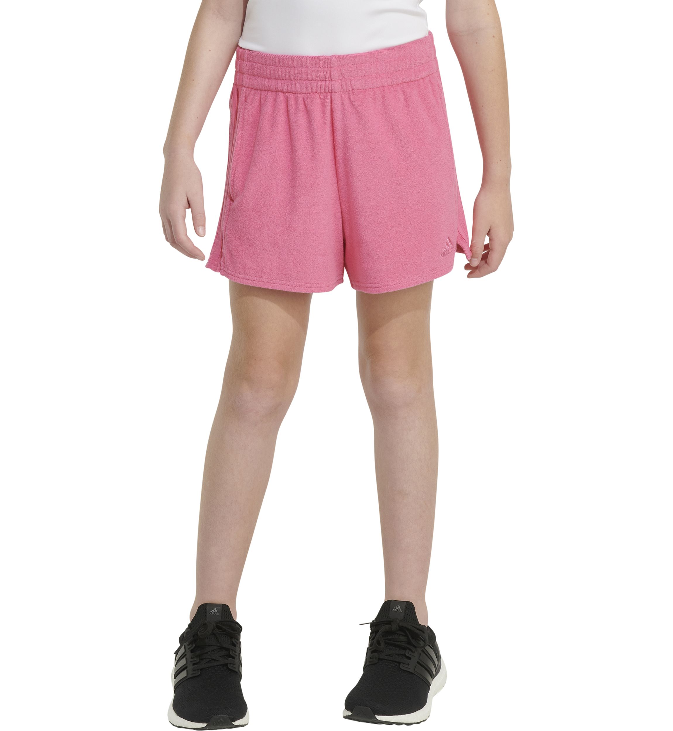 Girls 7-16 Elastic Waistband Terry Cloth All Day Shorts