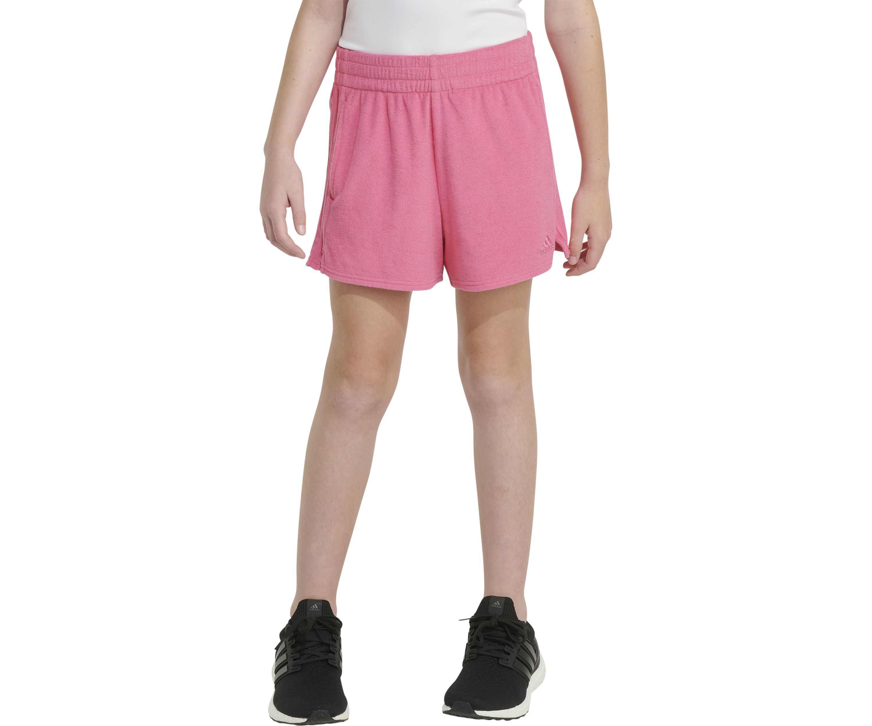 Girls 7-16 Elastic Waistband Terry Cloth All Day Shorts
