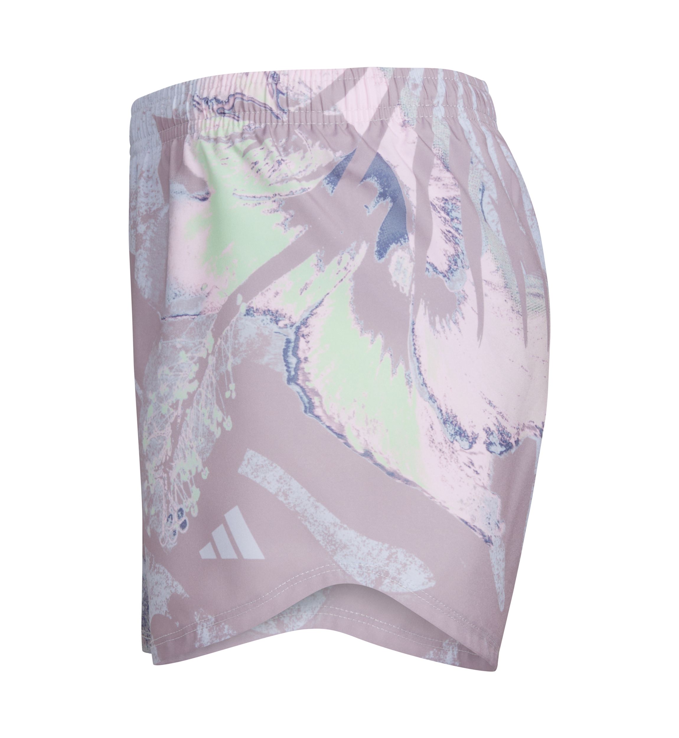 Girls 7-16 AEROREADY® Elastic Waistband Sublimated No Side Seam Shorts