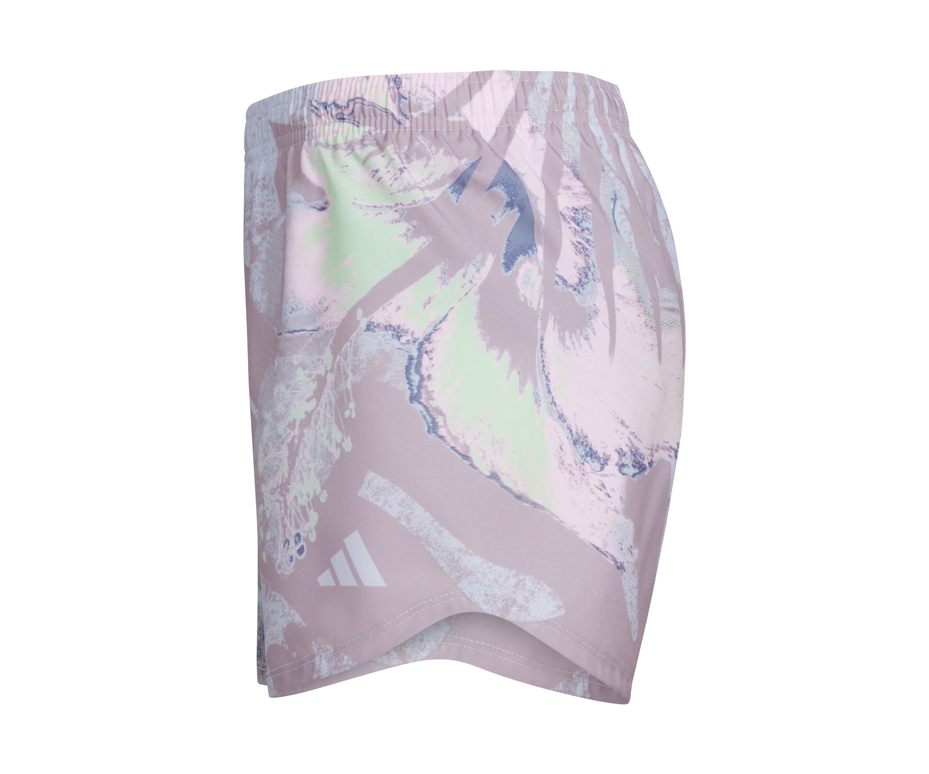 Girls 7-16 AEROREADY® Elastic Waistband Sublimated No Side Seam Shorts