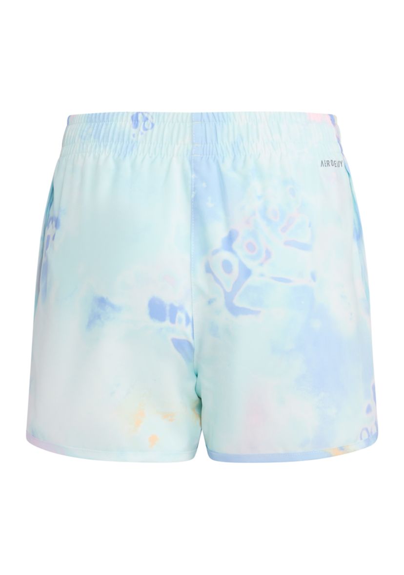 Girls 7-16 Elastic Waistband Printed Retro Woven Shorts