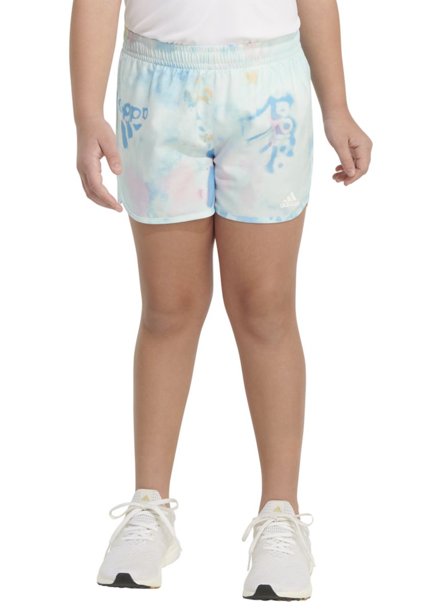 Girls 7-16 Elastic Waistband Printed Retro Woven Shorts