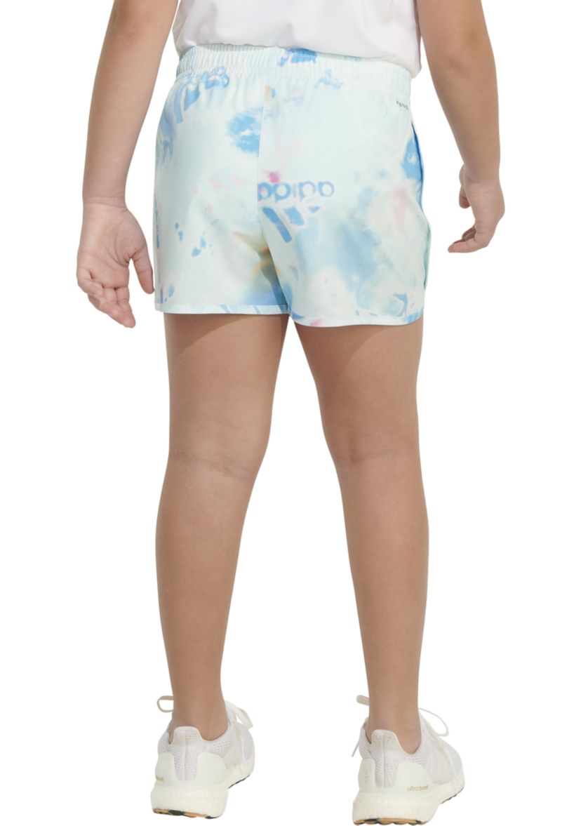 Girls 7-16 Elastic Waistband Printed Retro Woven Shorts