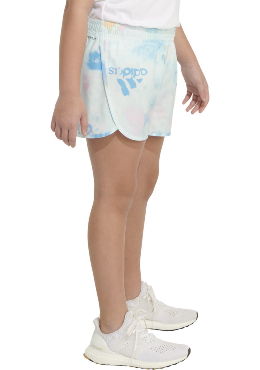 Girls 7-16 Elastic Waistband Printed Retro Woven Shorts