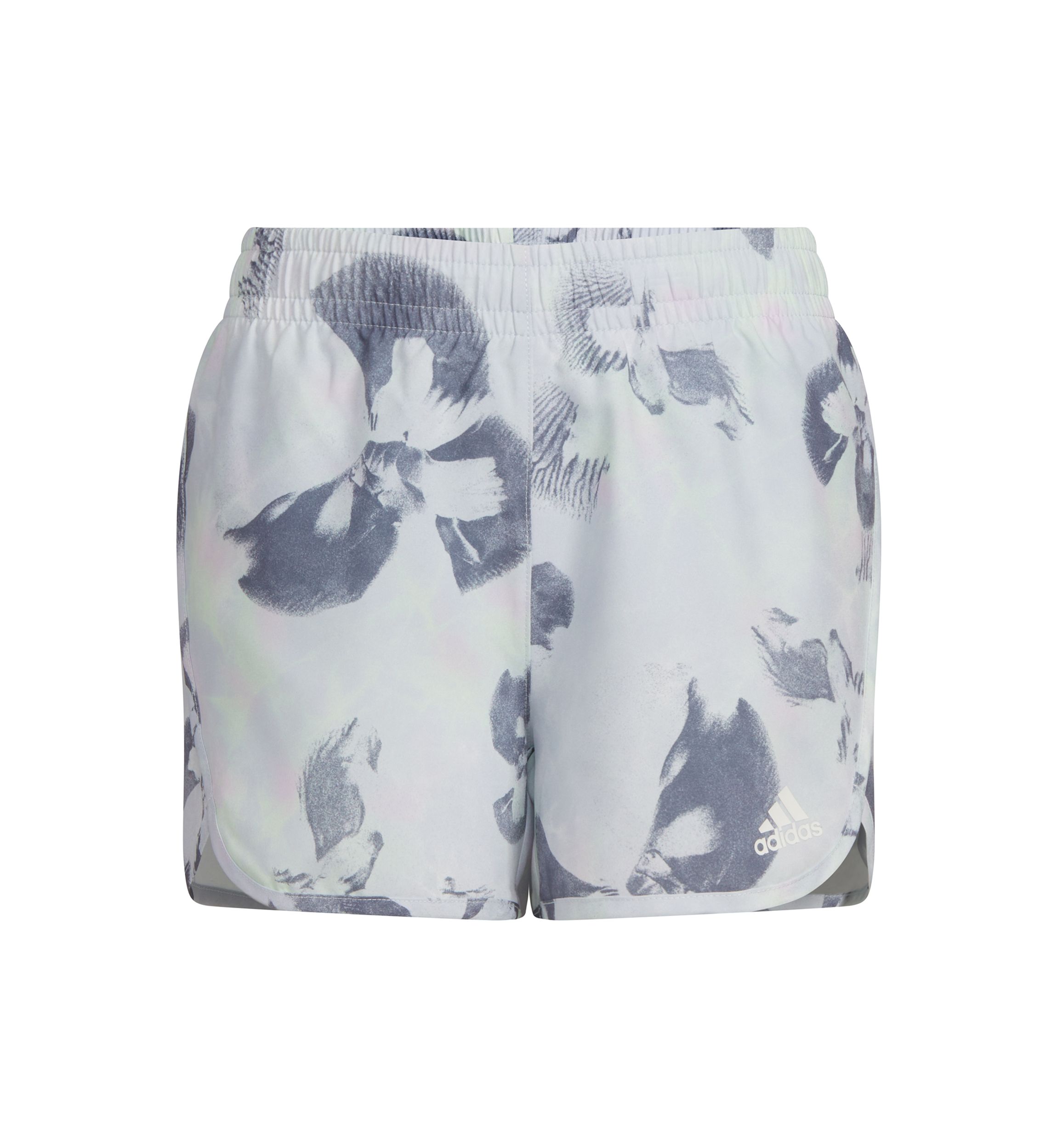 Girls 7-16 Elastic Waistband Printed Retro Woven Shorts