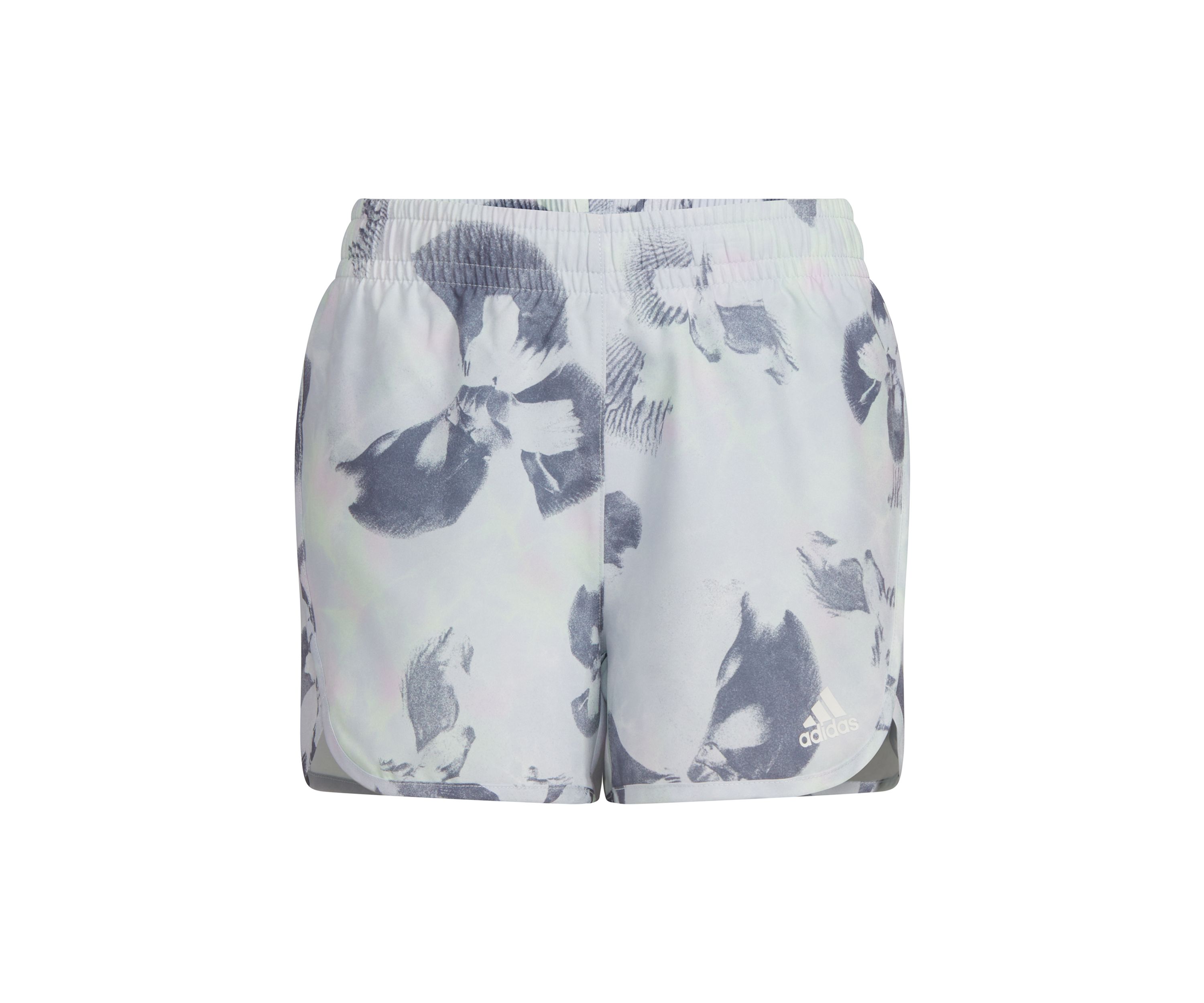 Girls 7-16 Elastic Waistband Printed Retro Woven Shorts