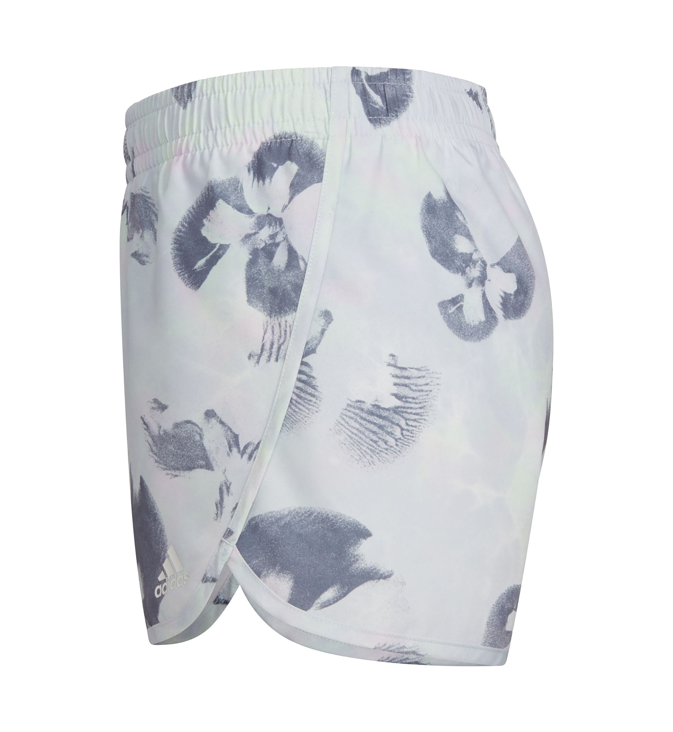 Girls 7-16 Elastic Waistband Printed Retro Woven Shorts