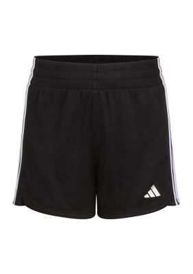 Girls 7-16 3 Stripe Pacer Mesh Shorts