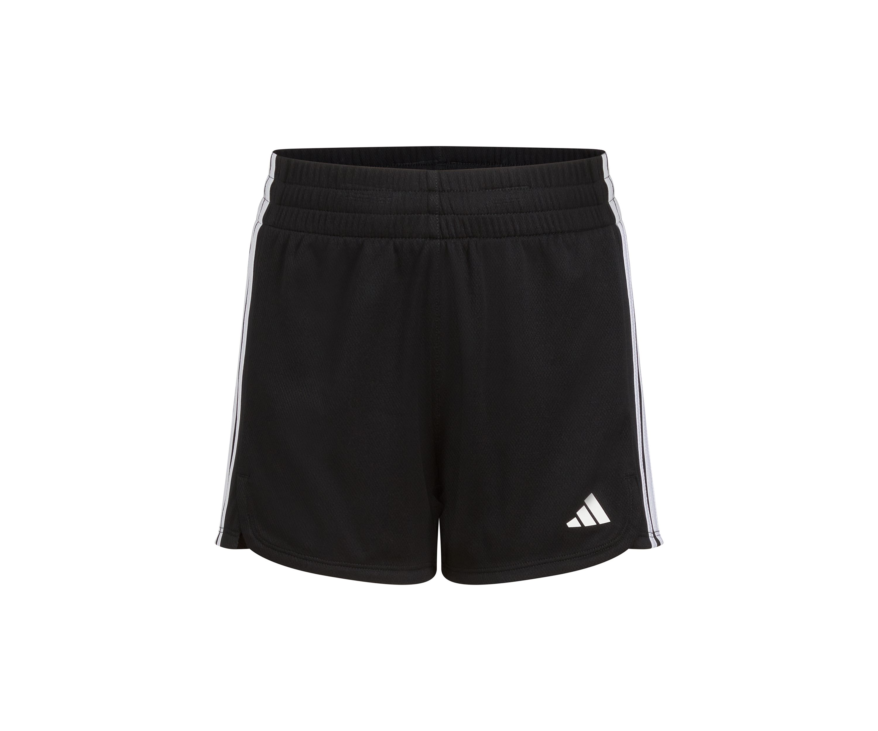Girls 7-16 3 Stripe Pacer Mesh Shorts