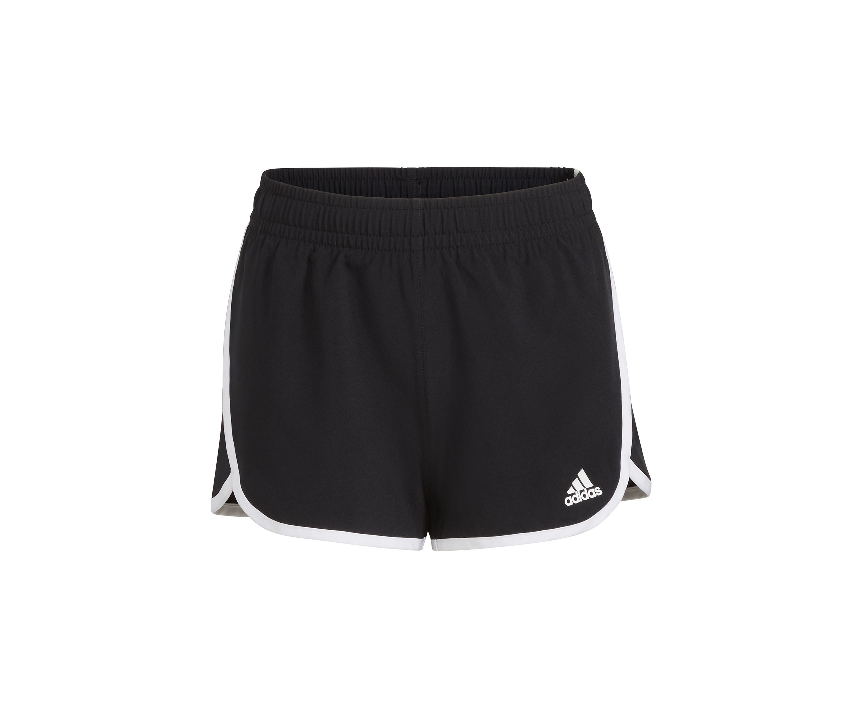 Girls 7-16 AEROREADY® Elastic Waistband Printed Woven Pacer Shorts