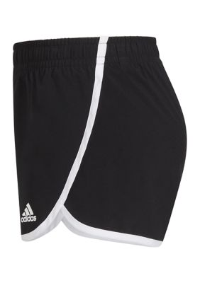 Girls 7-16 AEROREADY® Elastic Waistband Printed Woven Pacer Shorts