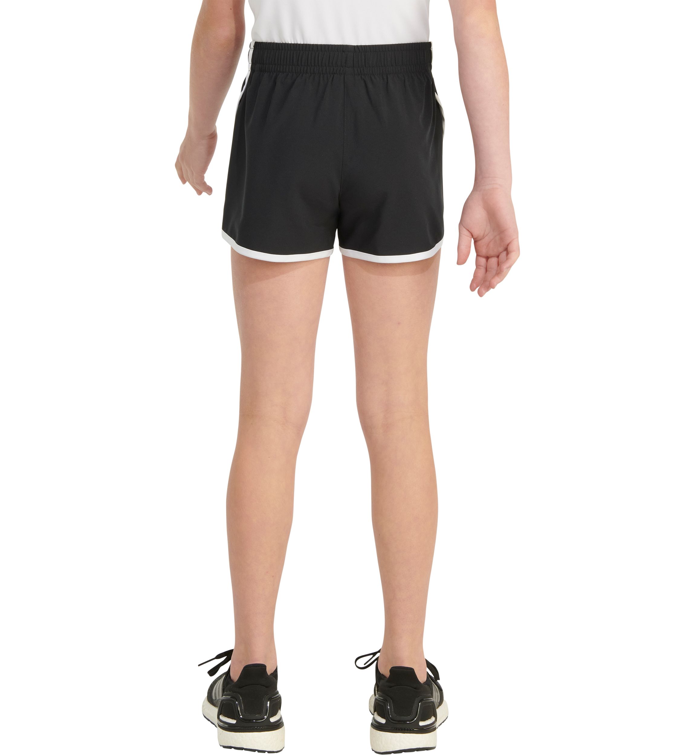 Girls 7-16 AEROREADY® Elastic Waistband Printed Woven Pacer Shorts