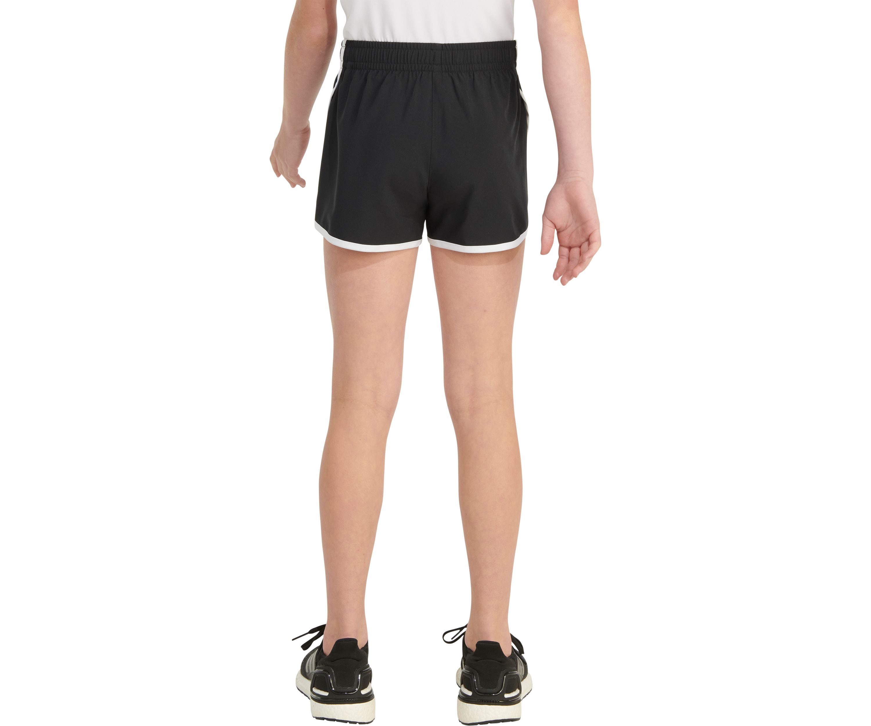 Girls 7-16 AEROREADY® Elastic Waistband Printed Woven Pacer Shorts