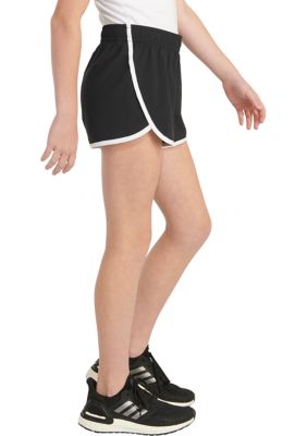 Girls 7-16 AEROREADY® Elastic Waistband Printed Woven Pacer Shorts