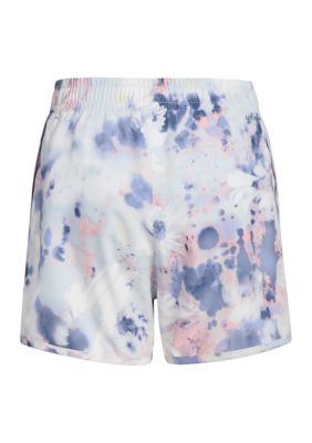 Girls 7-16 Elastic Waistband Printed Woven Shorts with Binding