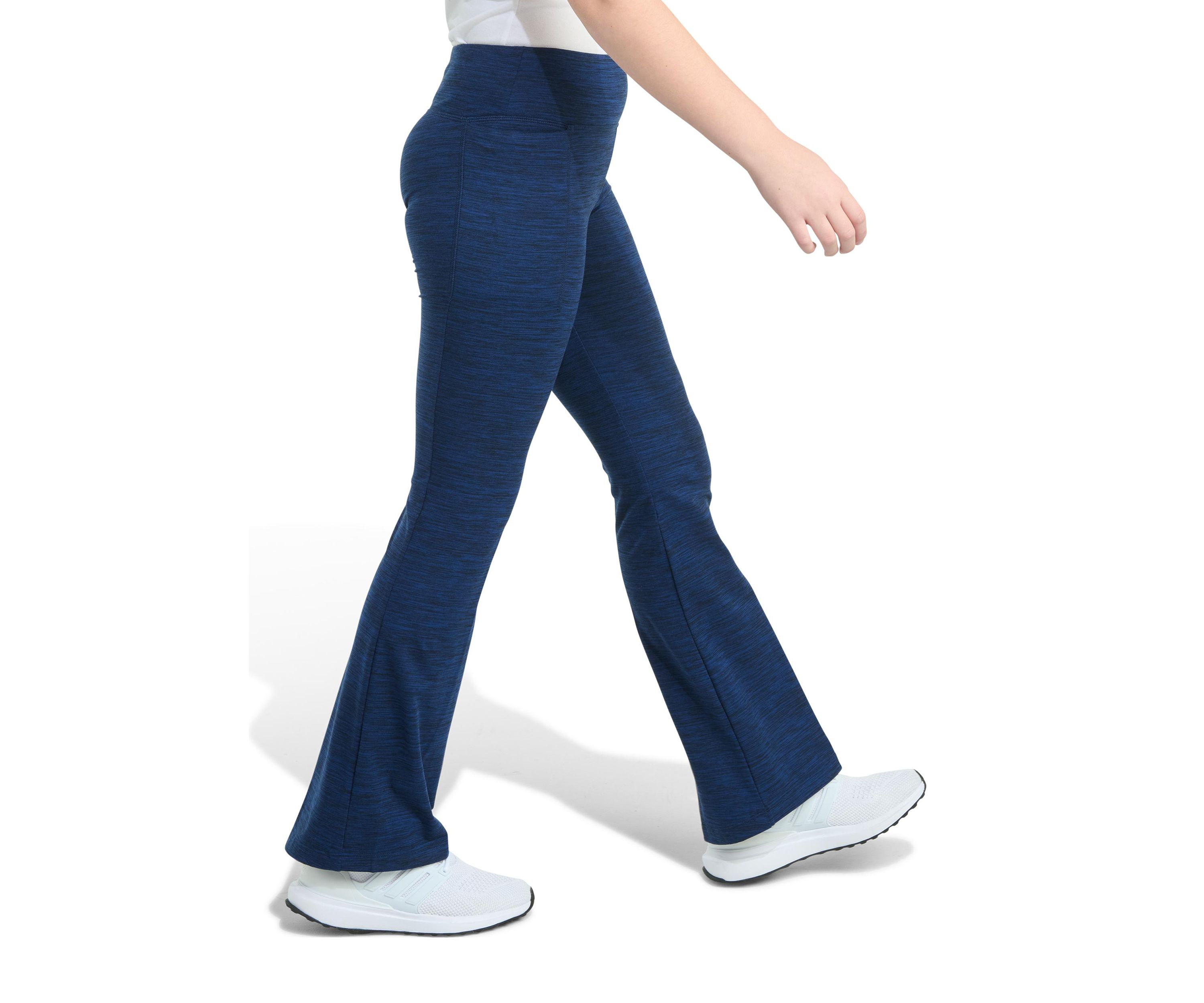 Girls 7-16 Mélange Flare Leg Pants