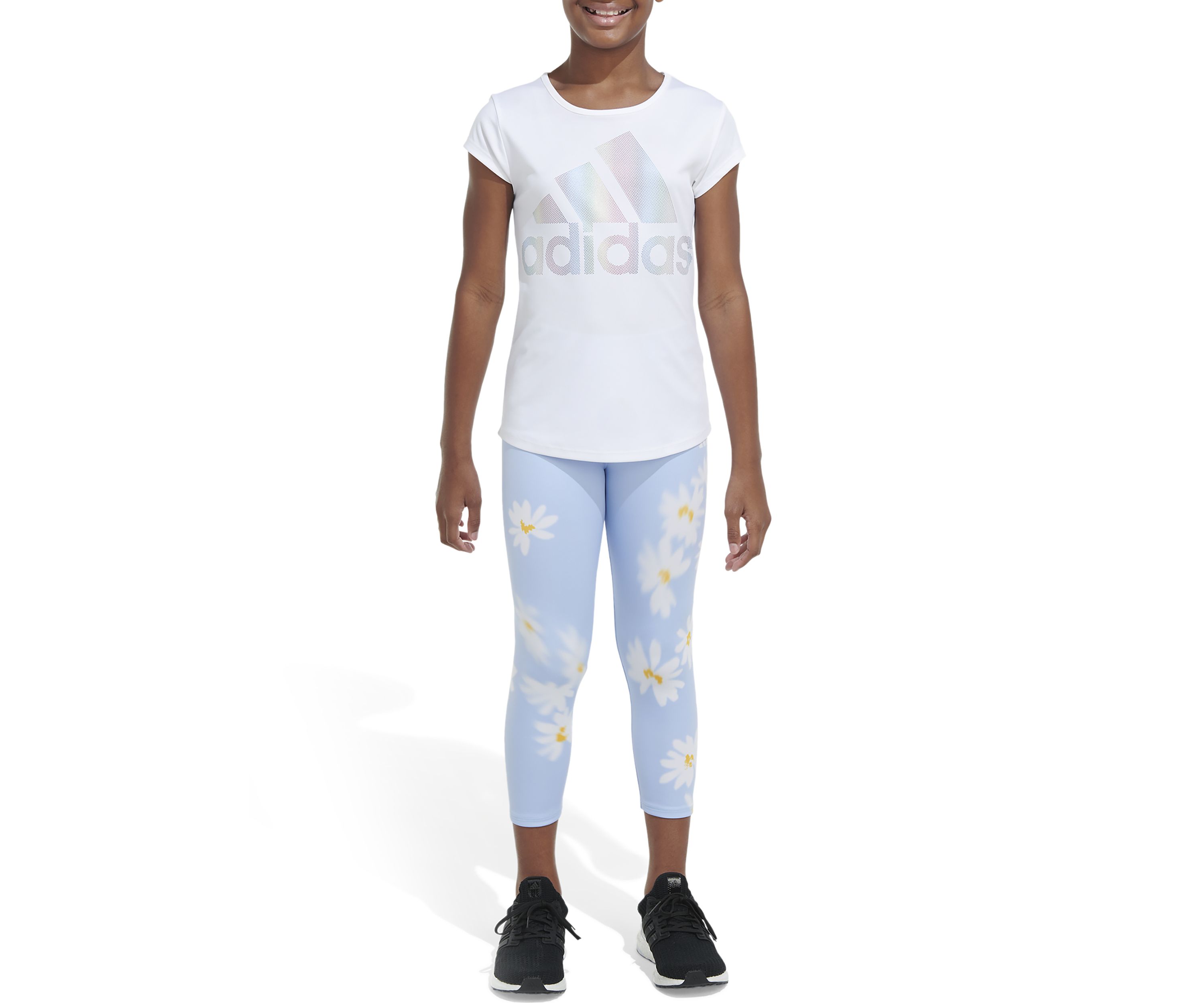Girls 7-16 AEROREADY® Daisy Blur 7/8 Tights