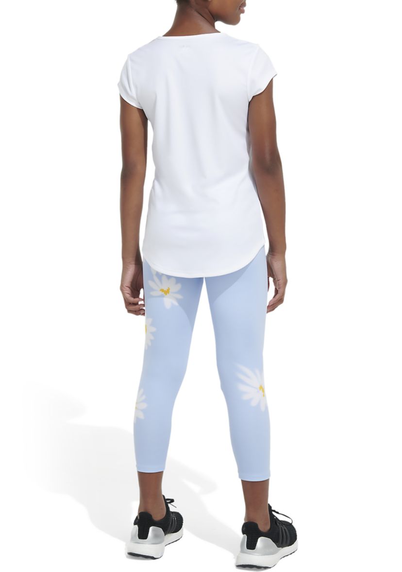 Girls 7-16 AEROREADY® Daisy Blur 7/8 Tights