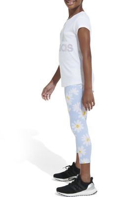 Girls 7-16 AEROREADY® Daisy Blur 7/8 Tights