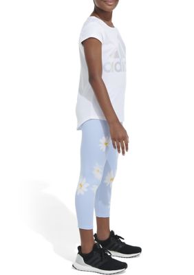 Girls 7-16 AEROREADY® Daisy Blur 7/8 Tights