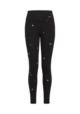 Girls 7-16 Printed Cell Phone Pocket Tights