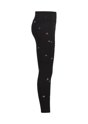 Girls 7-16 Printed Cell Phone Pocket Tights