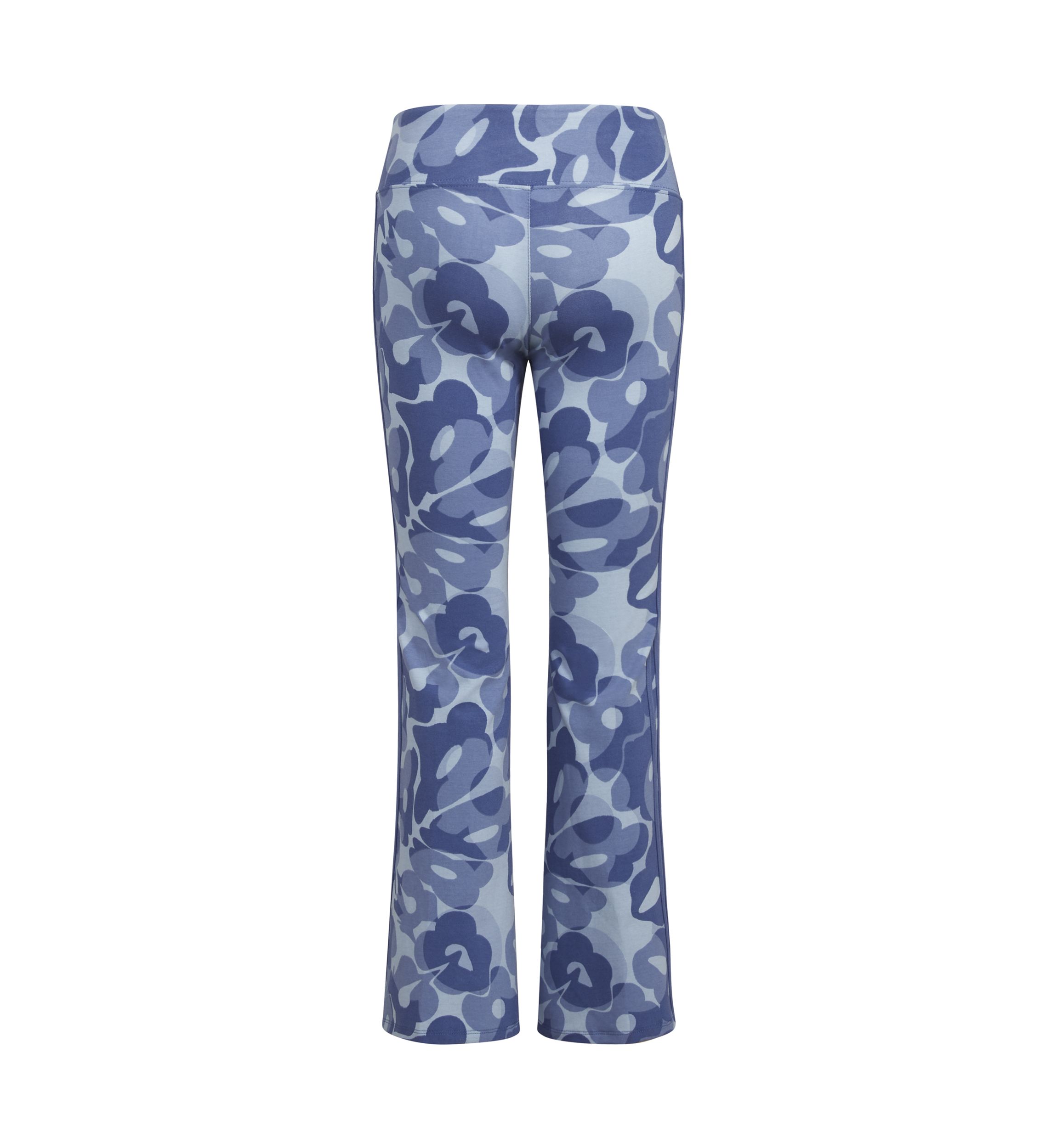 Girls 7-16 3-Stripe Printed Flare Leg Pants