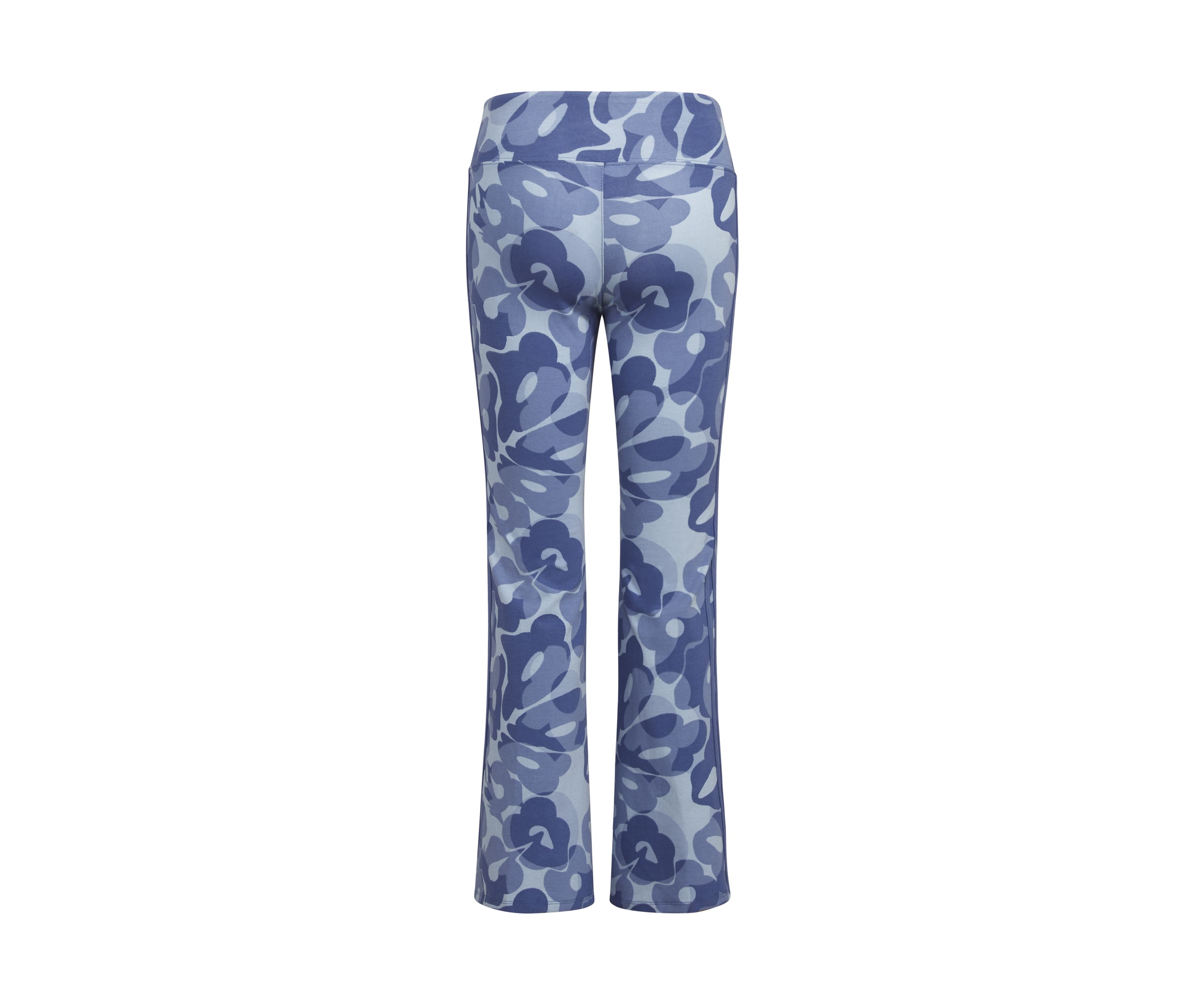 Girls 7-16 3-Stripe Printed Flare Leg Pants