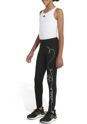 Girls 7-16 Linear Graphic Leggings