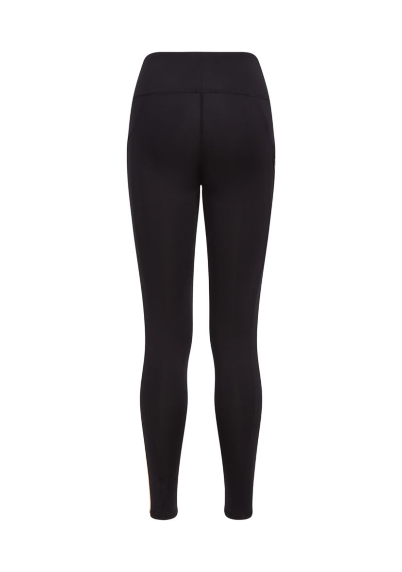Girls 7-16 3 Stripe Cozy Leggings with Cellphone Pocket - Extended Size
