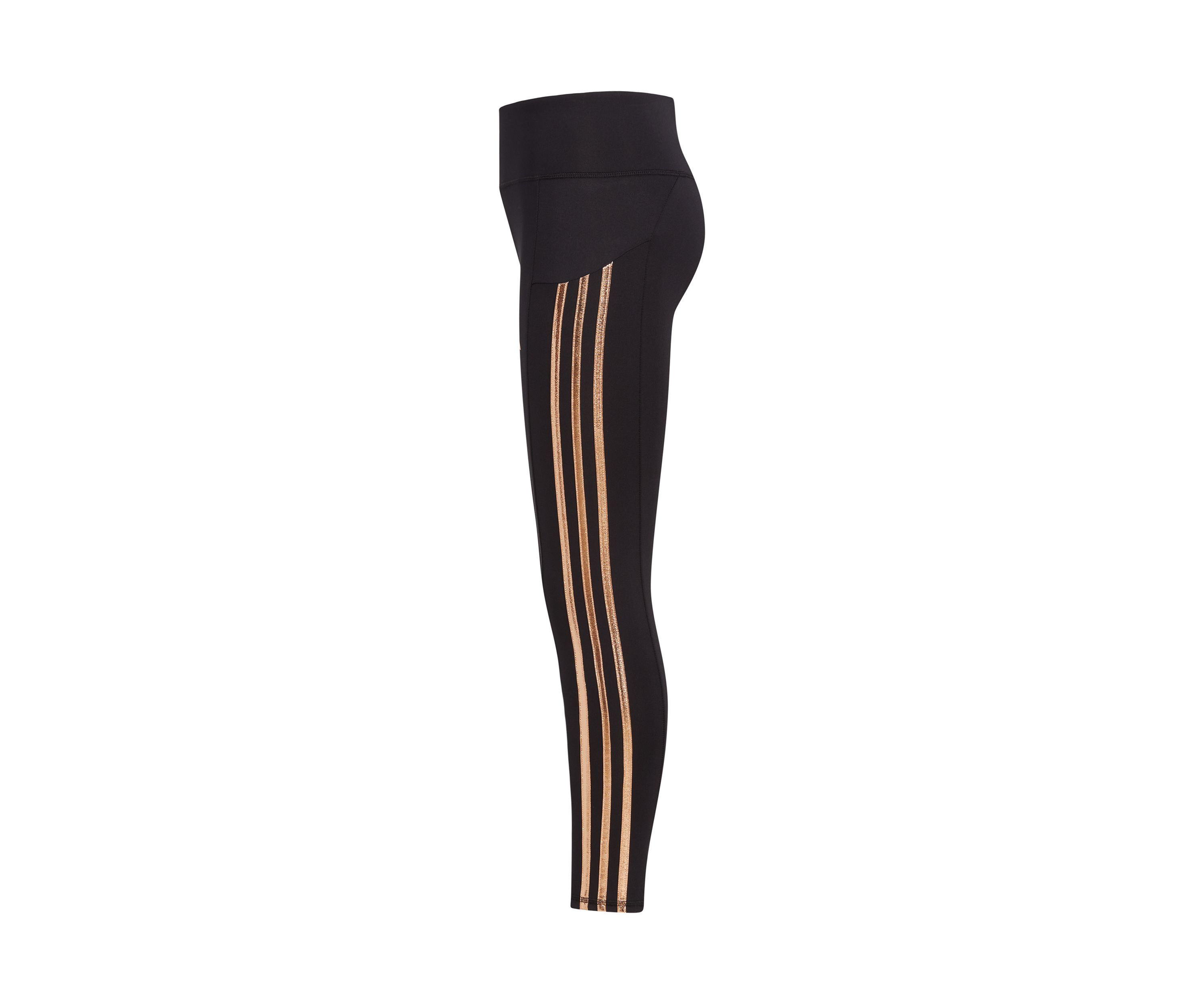 Girls 7-16 3 Stripe Cozy Leggings with Cellphone Pocket - Extended Size