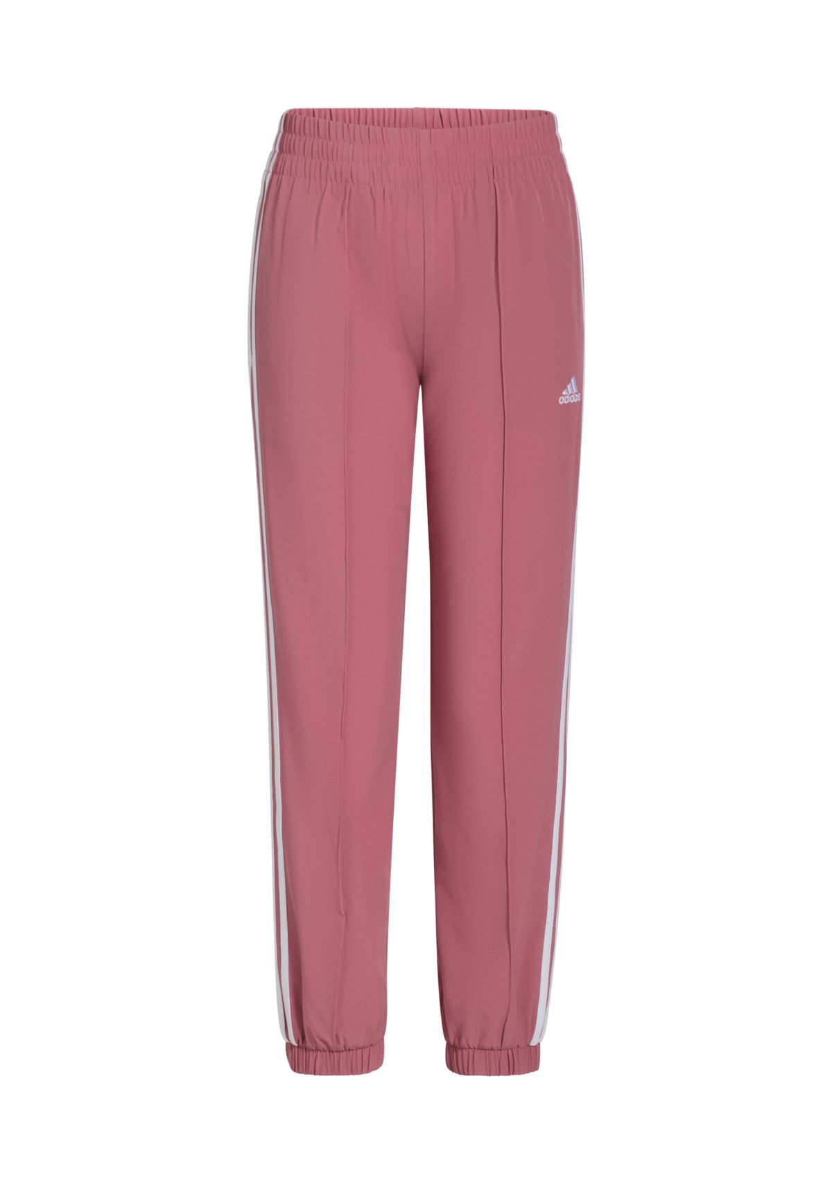 Girls 7-16 Elastic Waistband Woven 3 Stripe Jogger Pants