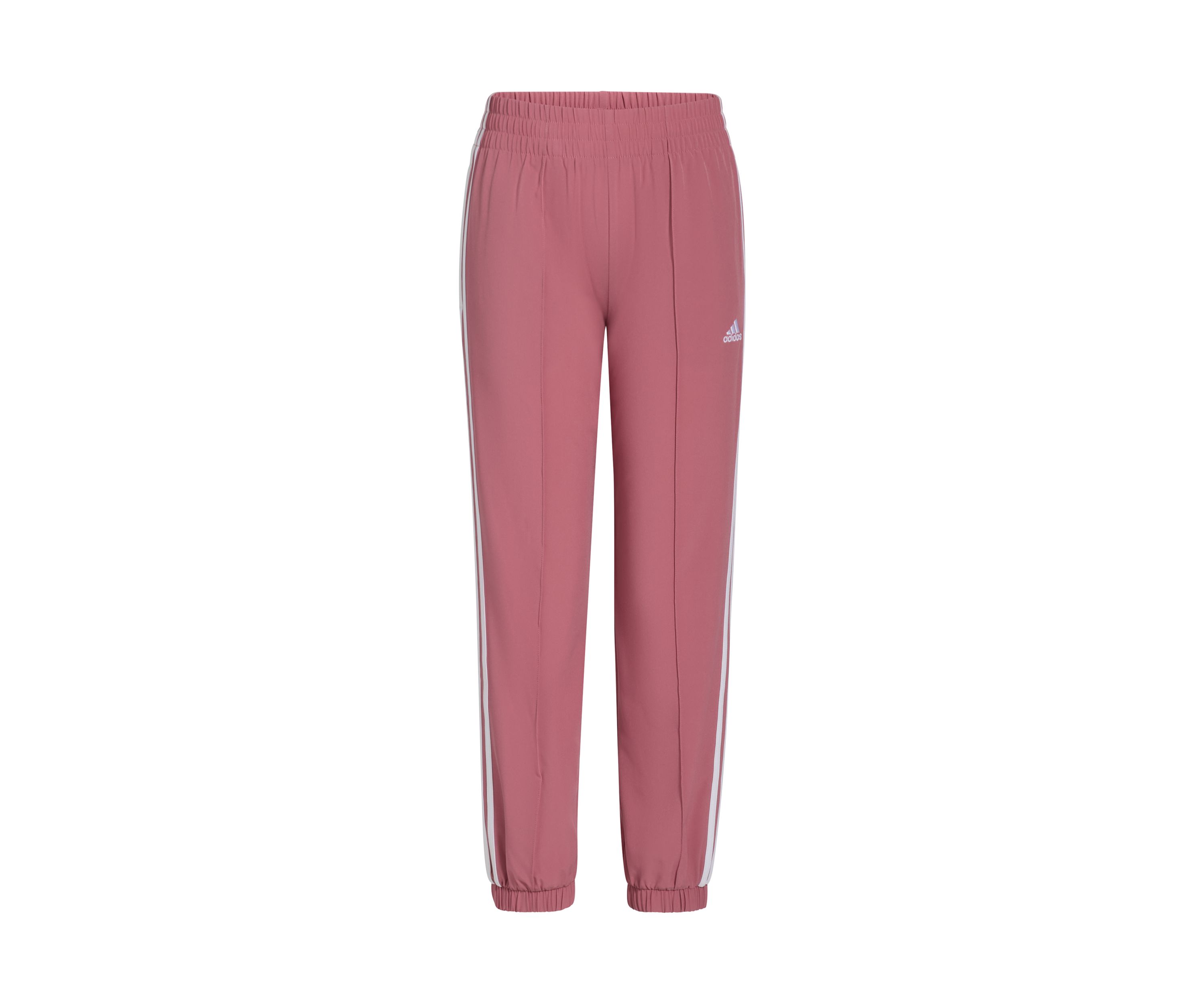 Girls 7-16 Elastic Waistband Woven 3 Stripe Jogger Pants