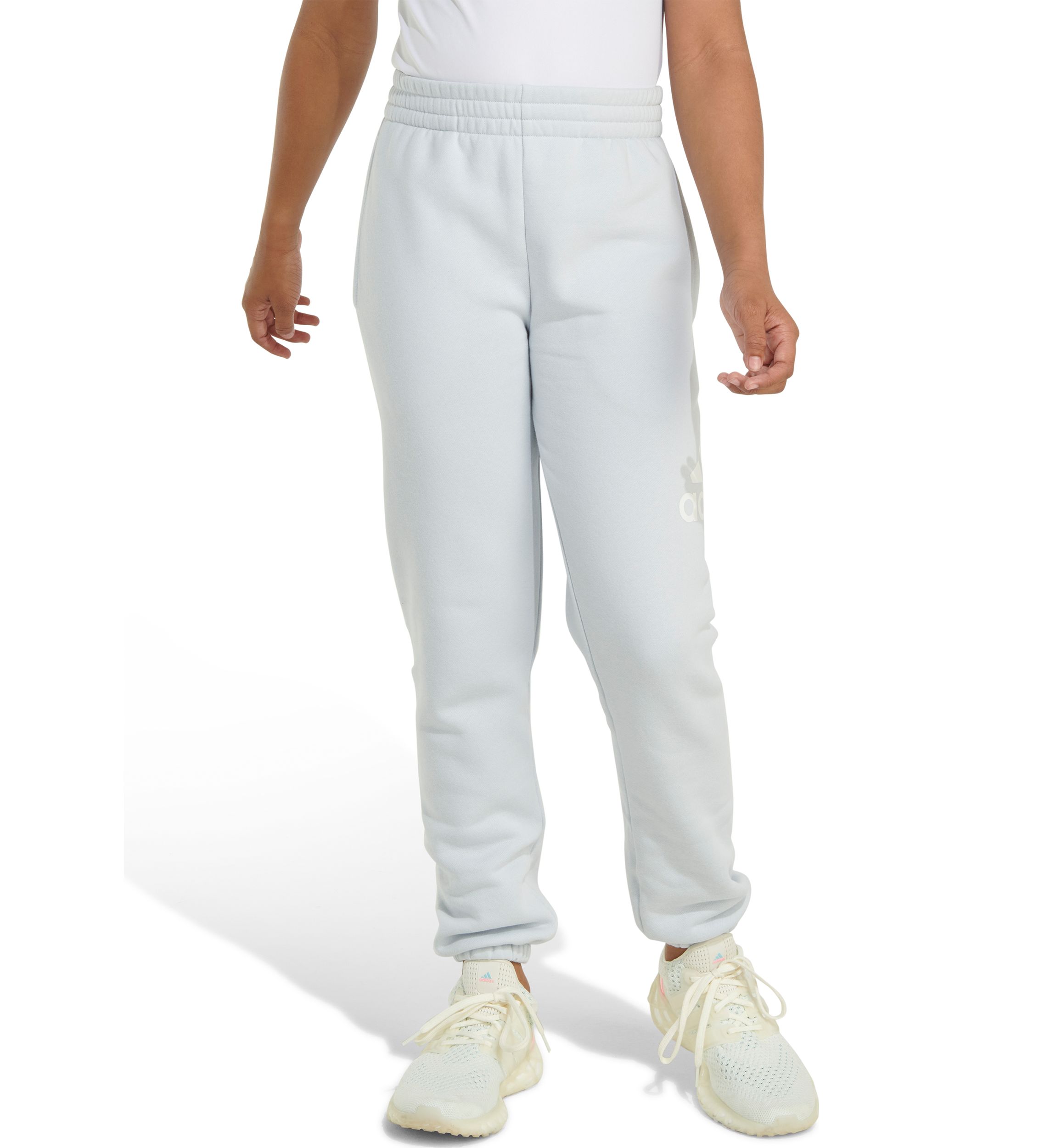Girls 7-16 Elastic Waistband Essential Fleece Joggers