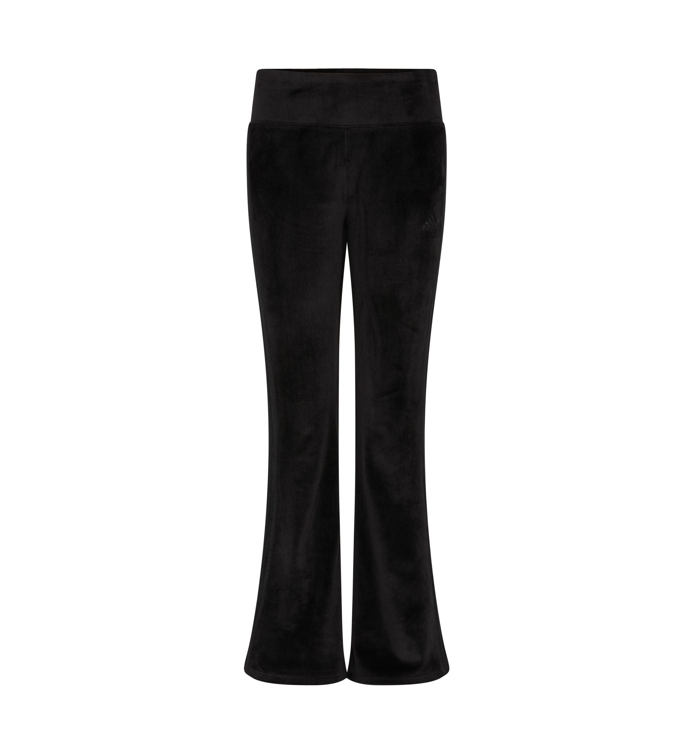 Girls 7-16 Rib Velour Vented Flare Leg Pants
