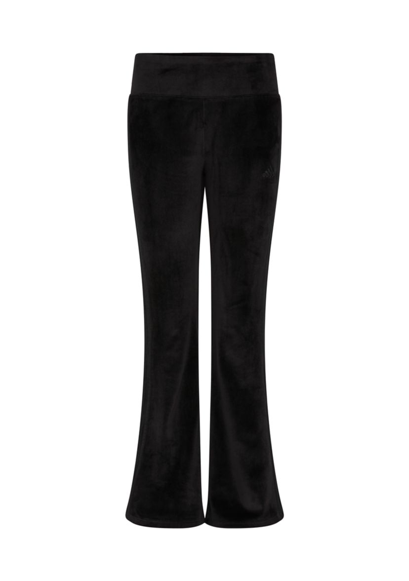 Girls 7-16 Rib Velour Vented Flare Leg Pants