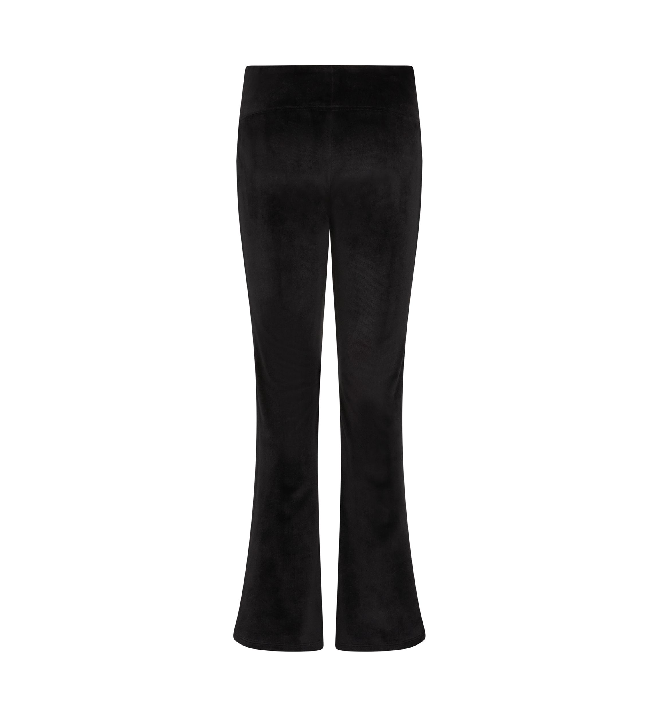 Girls 7-16 Rib Velour Vented Flare Leg Pants