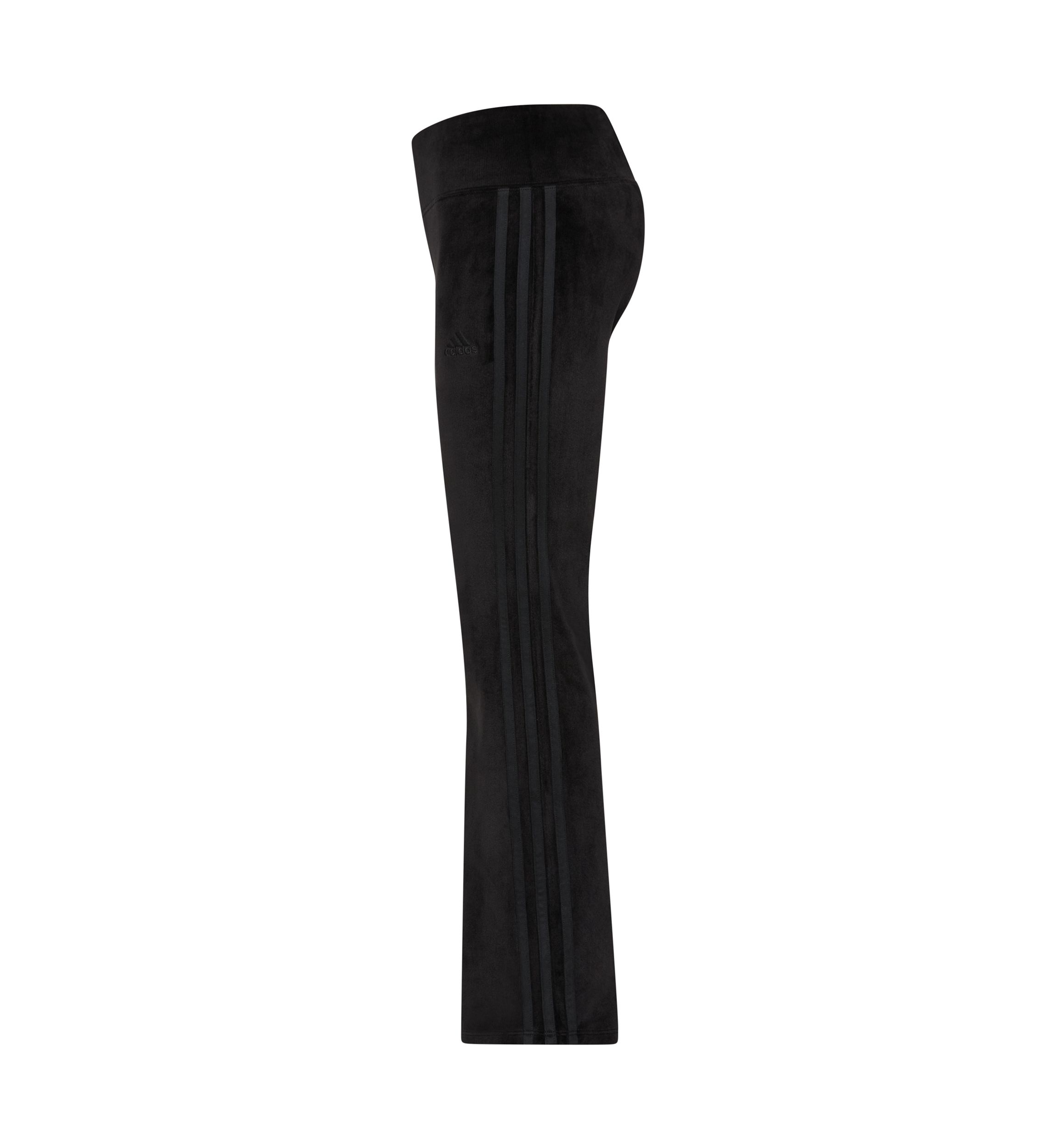 Girls 7-16 Rib Velour Vented Flare Leg Pants