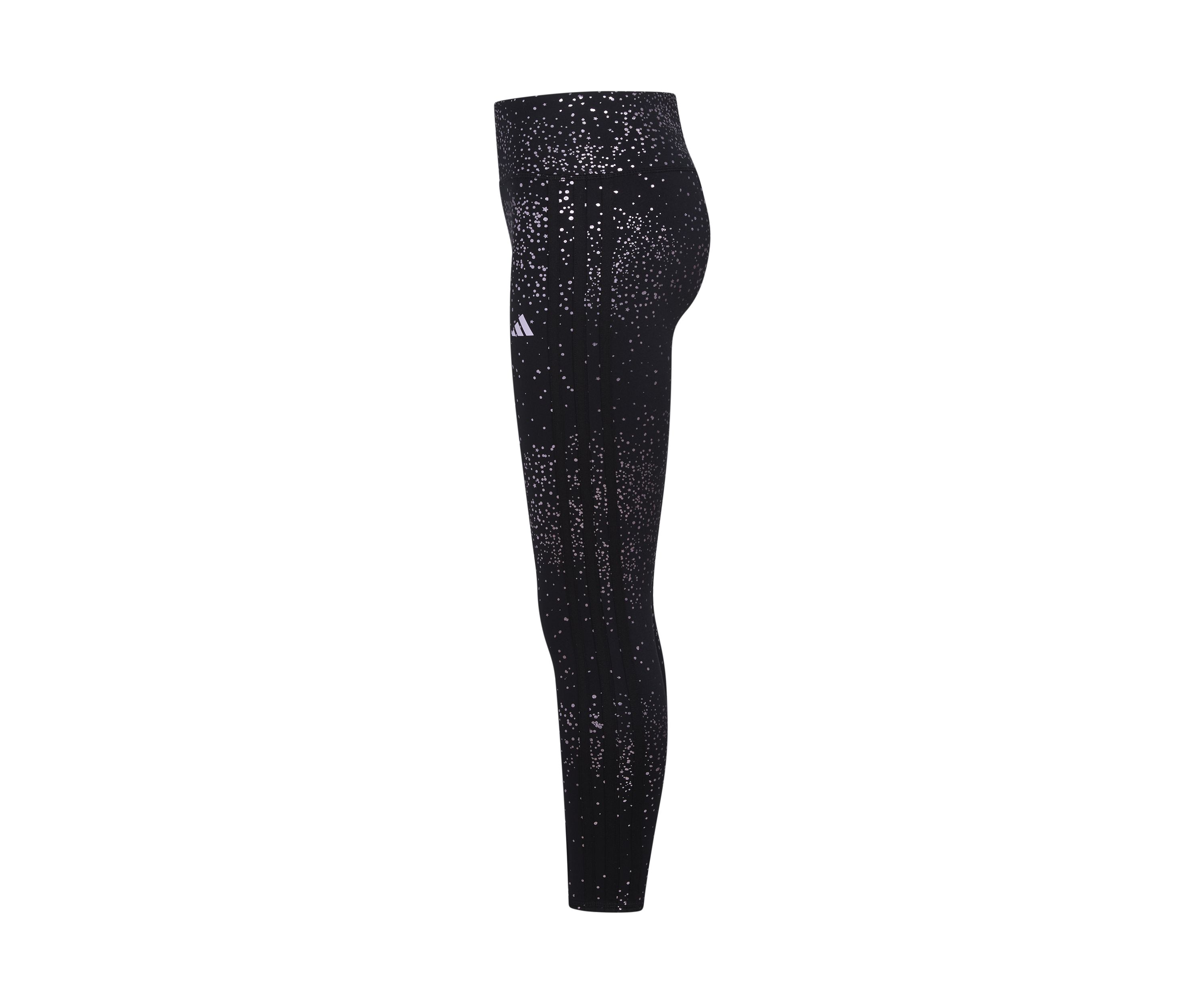 Girls 7-16 Detached Waistband Glam 3 Stripe Cozy Leggings