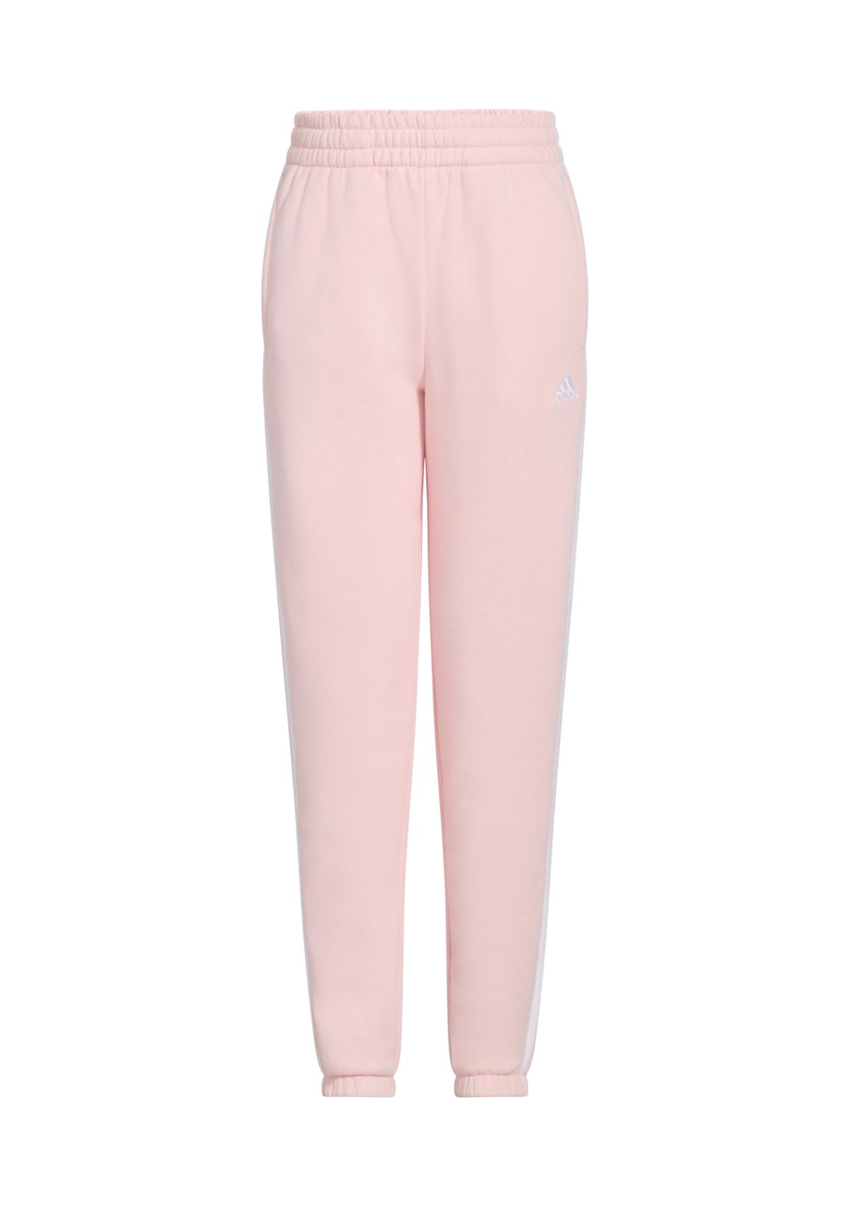 Girls 7-16 3 Stripe Cotton Fleece Joggers - Extended Size