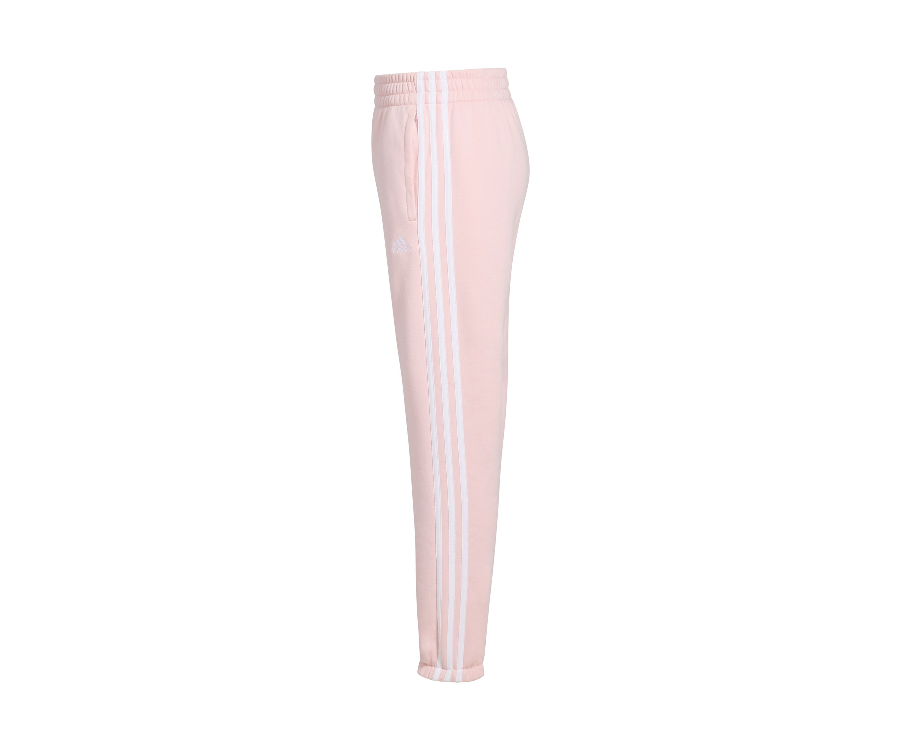 Girls 7-16 3 Stripe Cotton Fleece Joggers - Extended Size