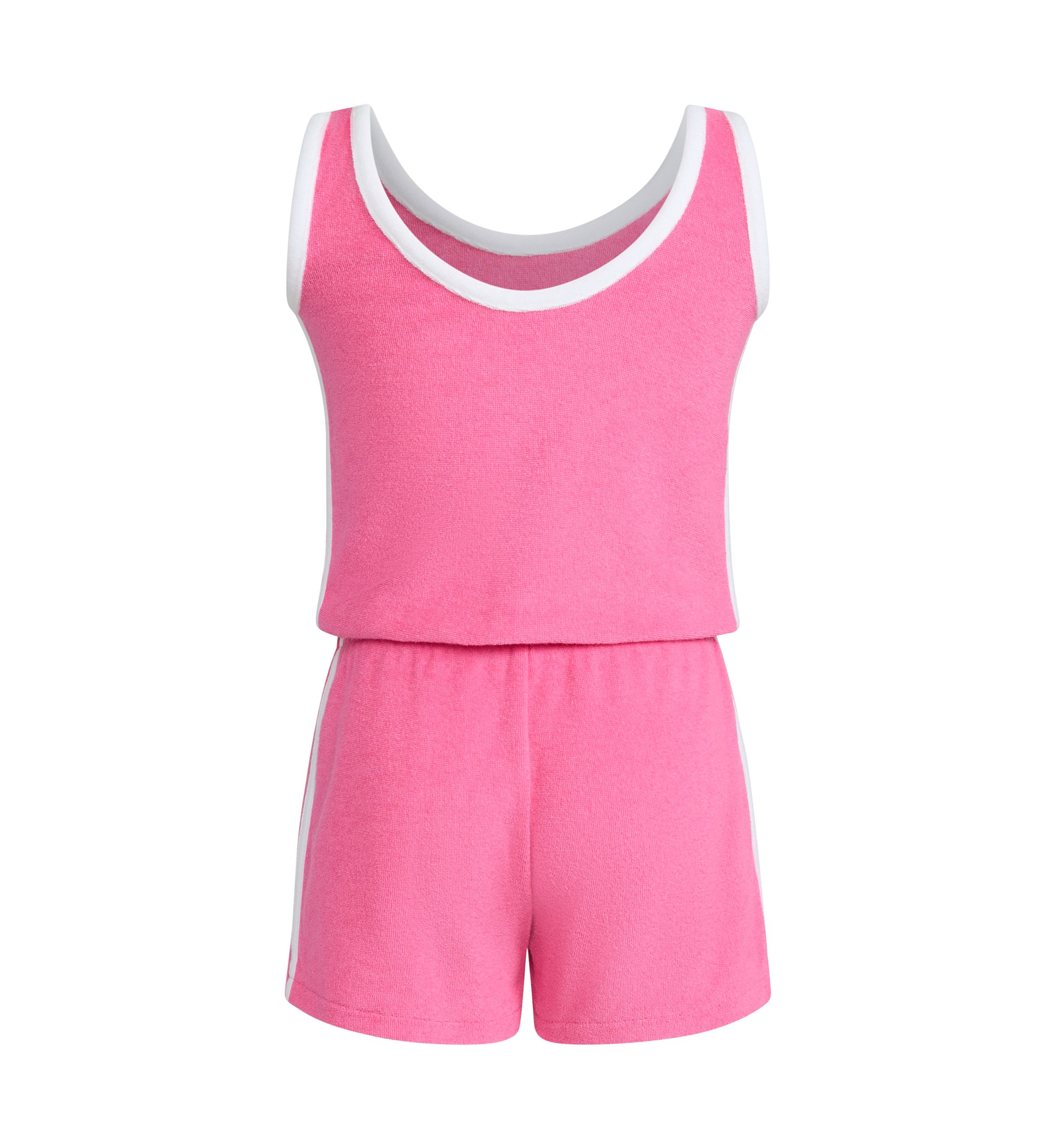 Girls 4-6x Sleeveless Terry Cloth Romper