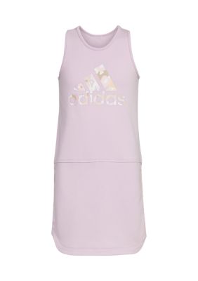 Girls 7-16 3 Stripe Tank Dress