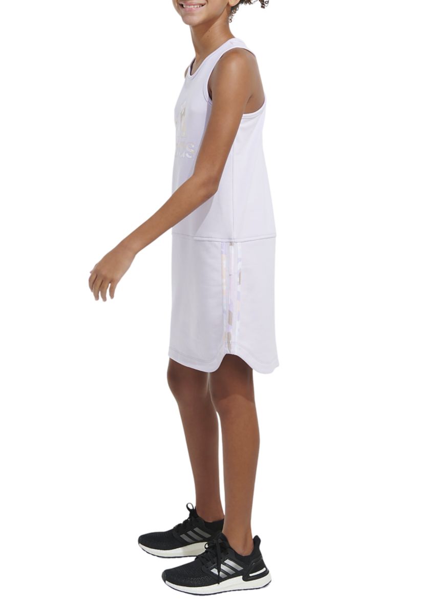 Girls 7-16 3 Stripe Tank Dress
